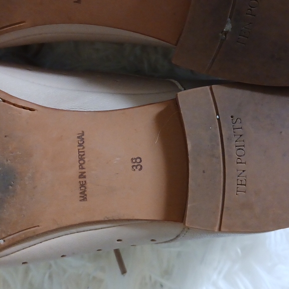 Light pink soft leather oxfords - Picture 5 of 6